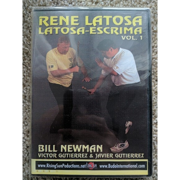 Rene Latosa Filipino Martial Arts Escrima Kali Stick Fight #1 DVD Newman - Picture 1 of 2